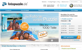 Sponsor der Aktion: fotopuzzle.de