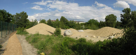 Naturerfahrungsraum Gleisdreieck Panorama