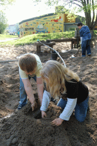 Abenteuerspielplatz - Element Sand