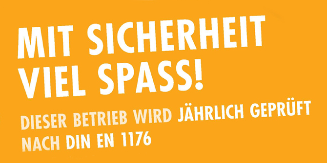 SICHERE INDOORSPIELPLÄTZE GIBT’S MIT SICHERHEITSSIEGEL