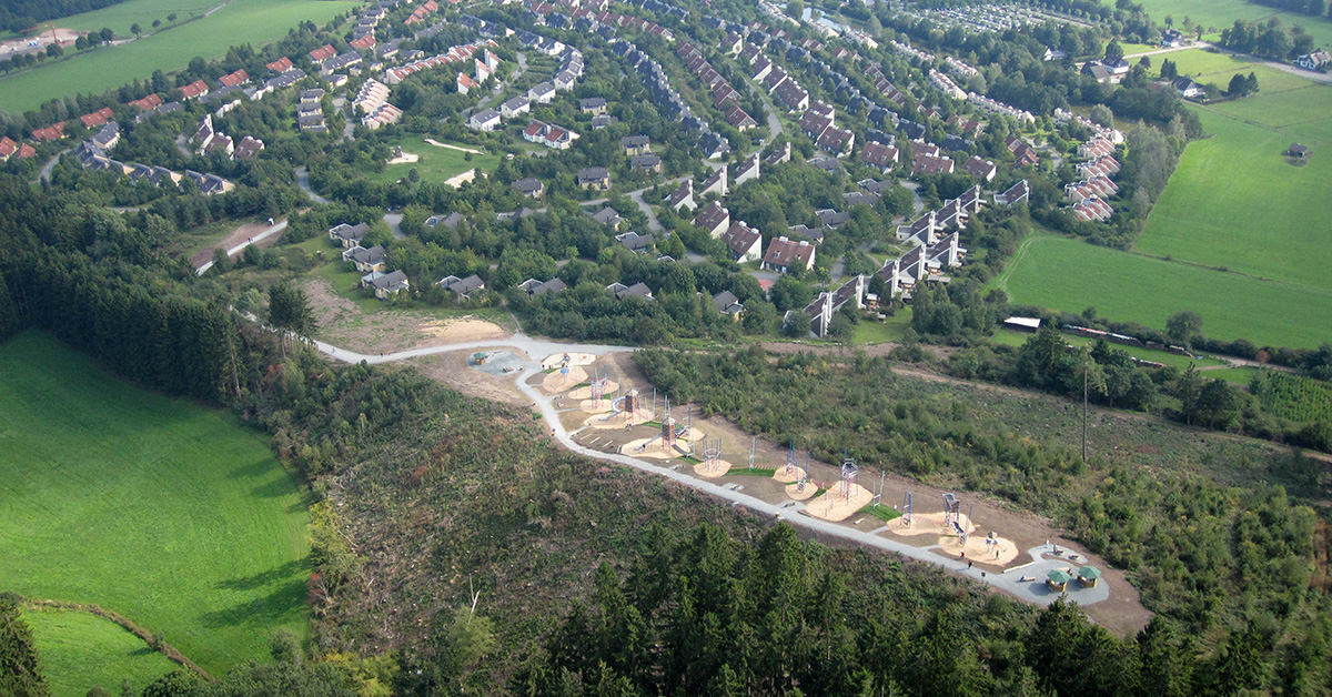 Auch von oben sieht die Anlage sehr beeindruckend aus. Foto: Medebach Tourstik