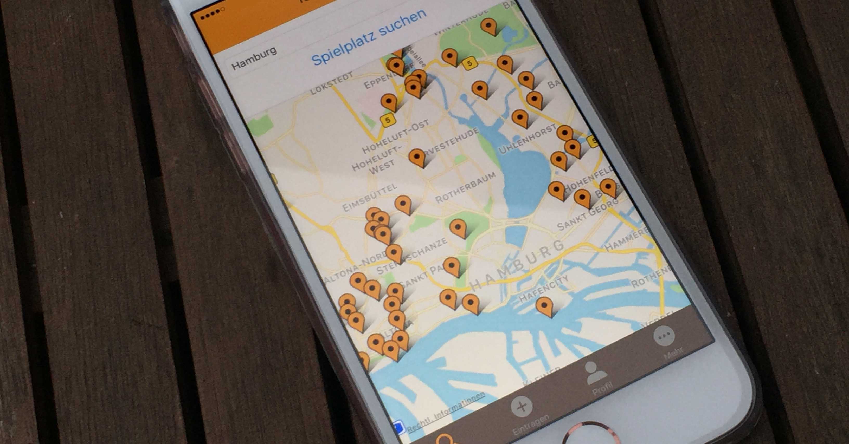 IPHONE SPIELPLATZTREFF APP VERBESSERT