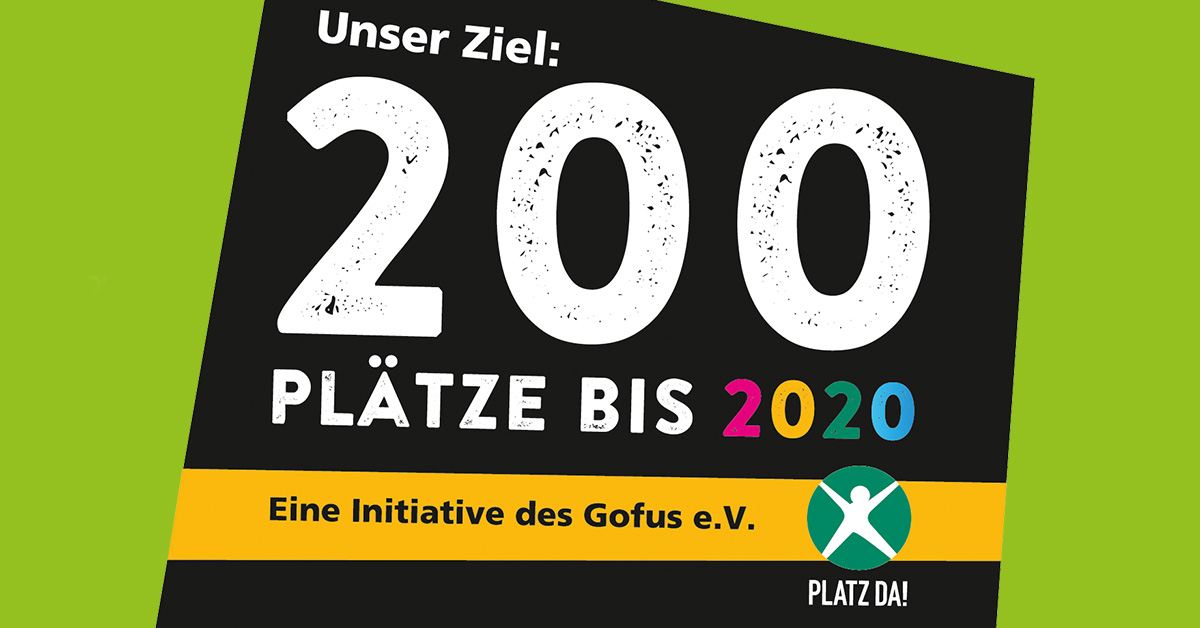 PLATZ DA! FÜR 200 SPIEL- UND BOLZPLÄTZE BIS 2020