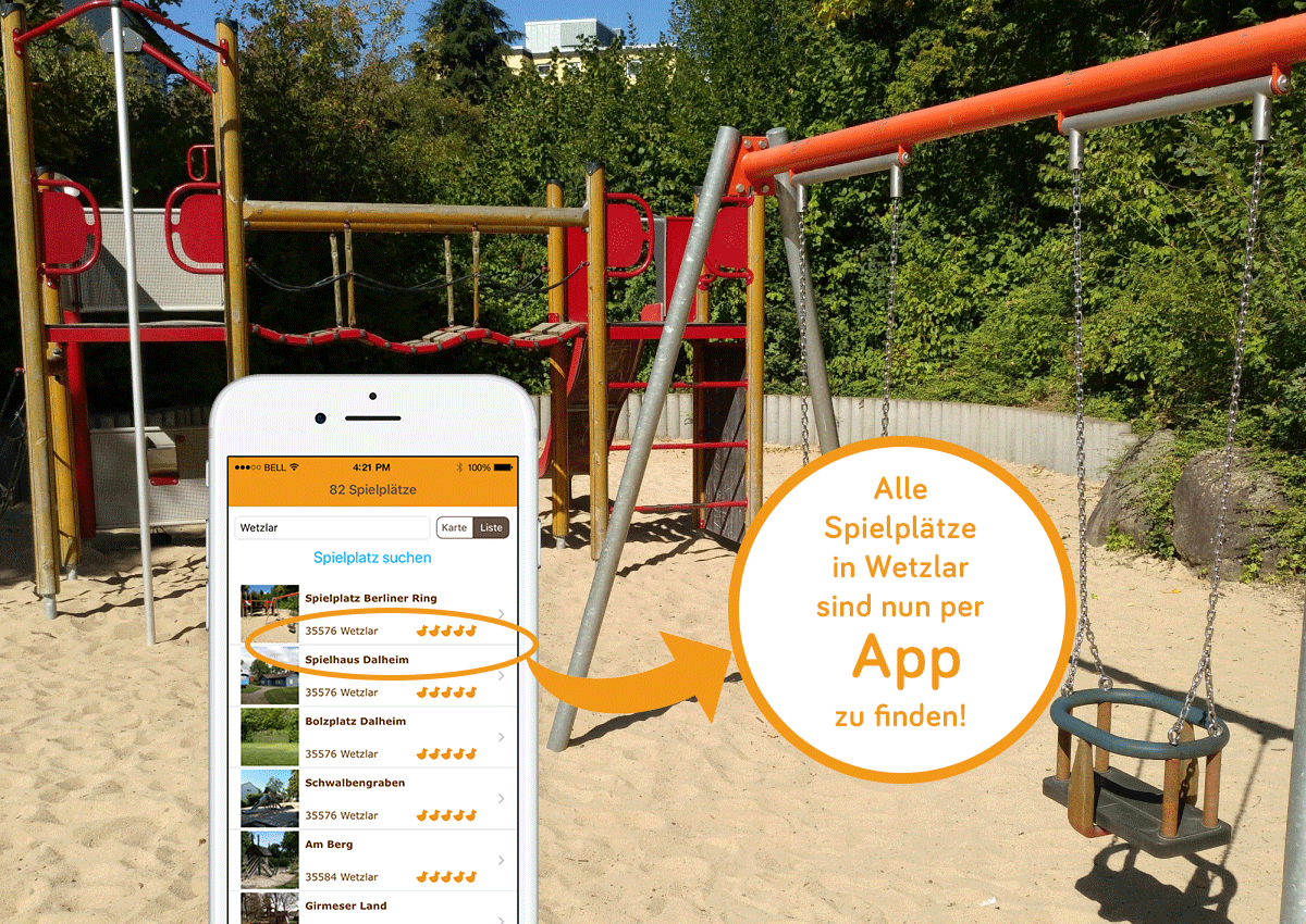 Spielplatztreff App