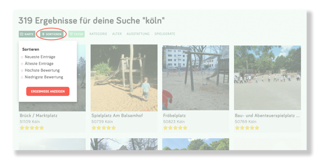 Spielplatzsuche Spielplatztreff.de