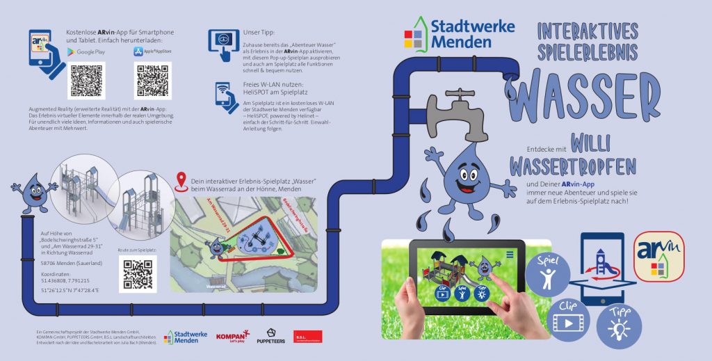 Spielplatz-Grafik zum Thema Trinkwasser