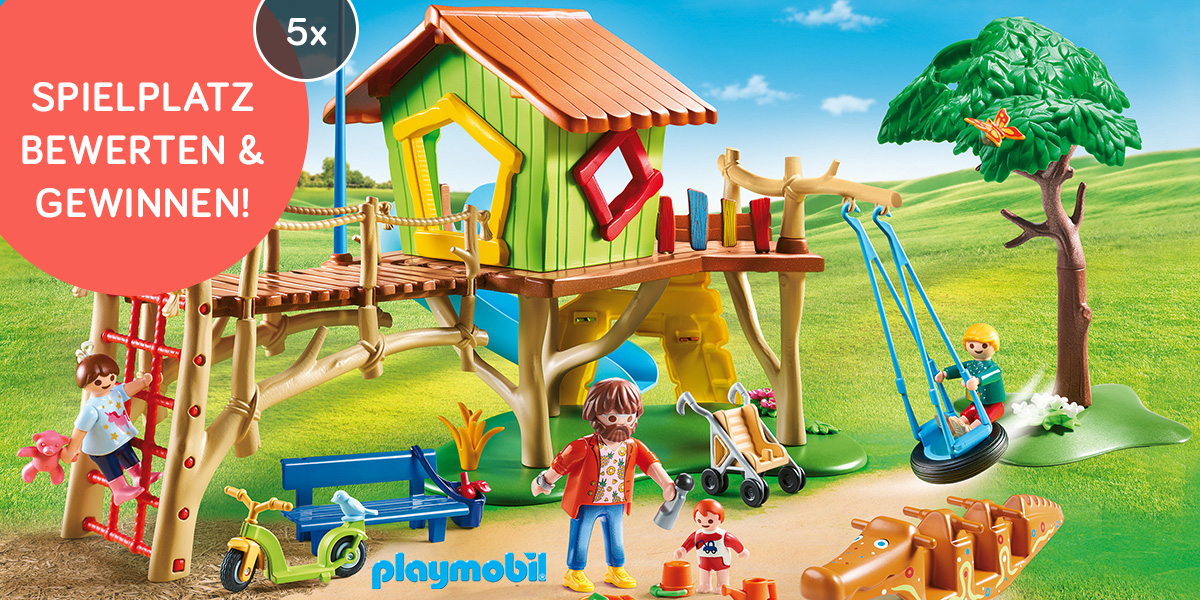 PLAYMOBIL-GEWINNSPIEL: ABENTEUERSPIELPLATZ FÜR ZU HAUSE