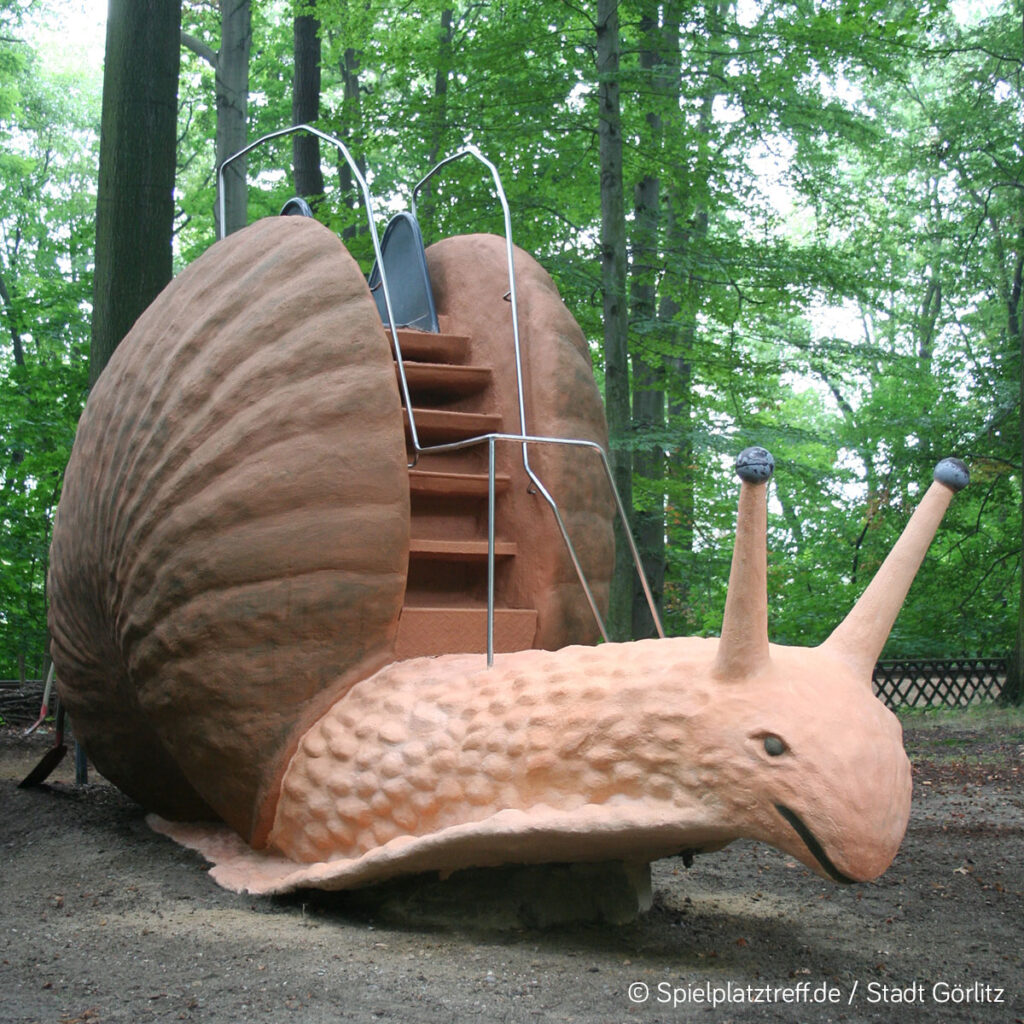 Weinbergschnecke Parkeisenbahn Spielplatz Görlitz