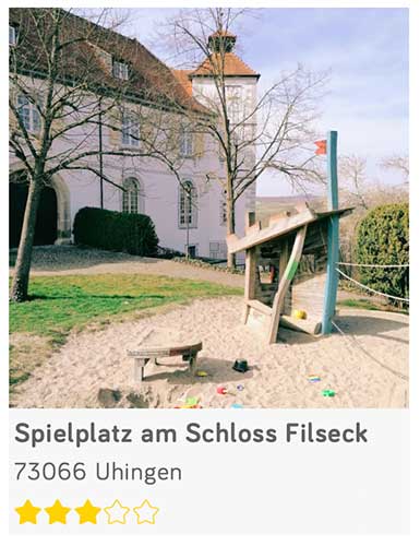 Spielplatz Schloss Filseck