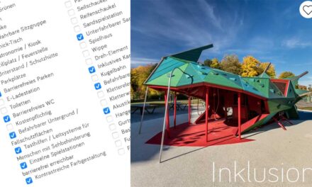 WIR MACHEN INKLUSIVE SPIELPLÄTZE LEICHTER ZUGÄNGLICH