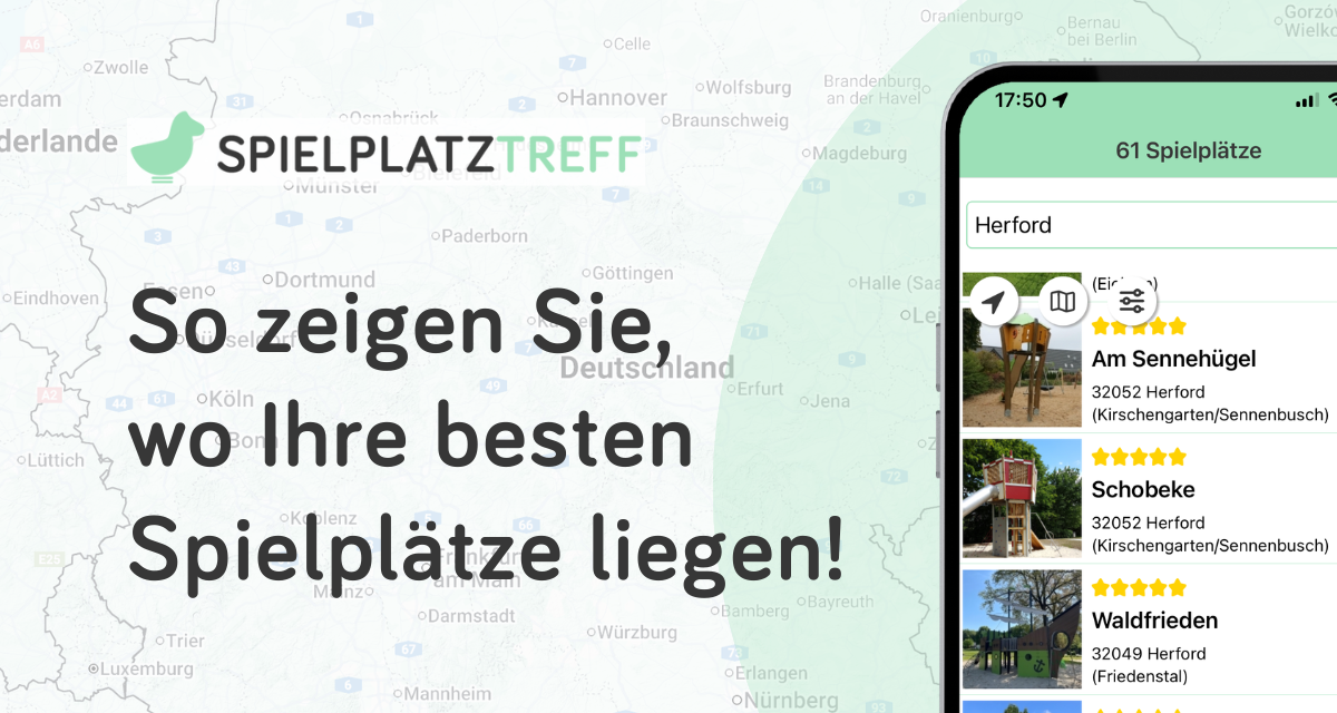 Darum sollten Städte die Spielplatztreff App nutzen: 5 Gründe