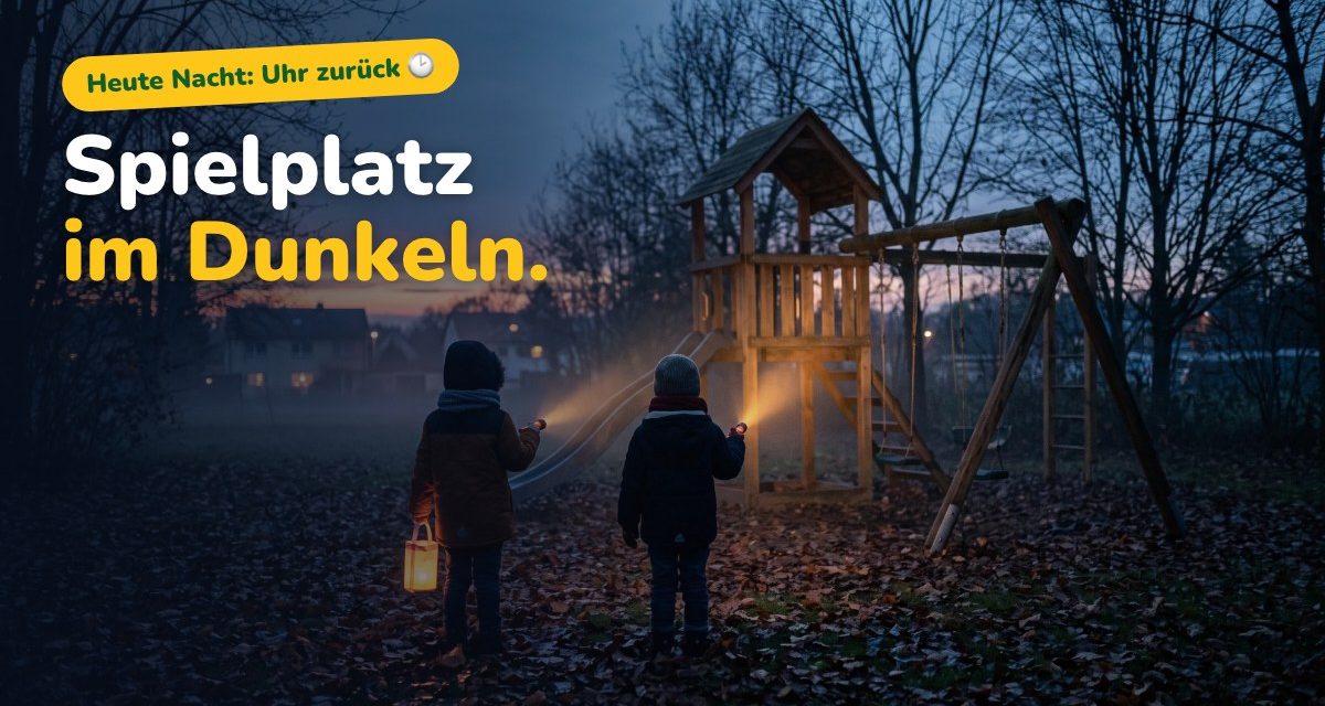 Spielplatz im Dunkeln – 7 Ideen für die Zeit nach der Zeitumstellung